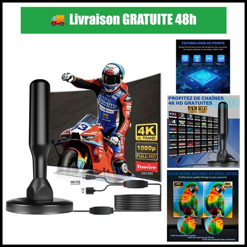 Antenne intérieure tnt - tv,