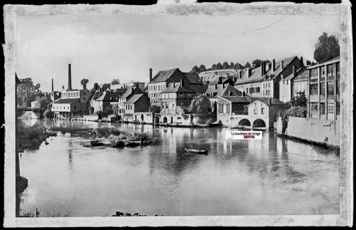 Plaque verre photo ancienne