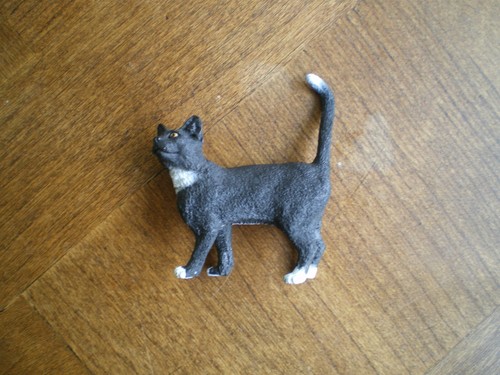 Figurine chat noir - figurine,