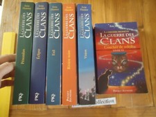 LOT 6 LIVRE ** LA GUERRE DES CLANS POUVOIR ETOILES CYCLE 3  1 à 5 + 6 du cycle 2