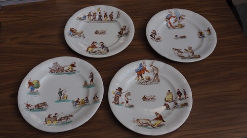 Assiettes luneville keller - 4,