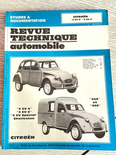 Citroën 2cv4 2cv6 revue - citroën,