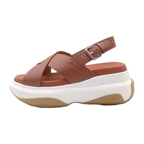 Liu sandales marron femme - liu, jo