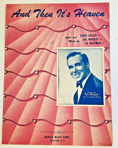 Vintage sheet music 1946 - vintage, music-1946-and