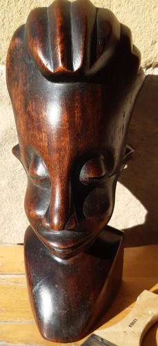 Statue ancienne buste homme