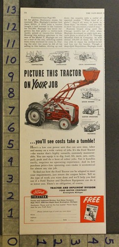 1954 tools tractor ford farm - 1954,
