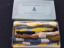 Boite 11 écheveaux de retors à broder DMC 4 N° 2310 - mercerie DOLLFUS-MIEG