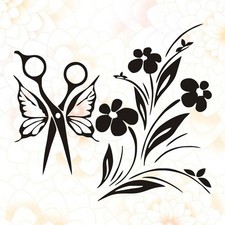 1 pc Sticker mural ciseaux