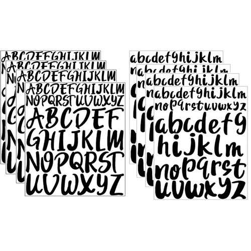 Feuilles lettres adhésives - 8,