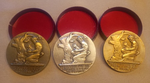 Lot medailles d honneur - de, 3