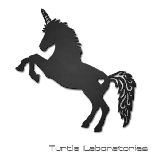 Unicorn plasma cut metal - plasma, wall