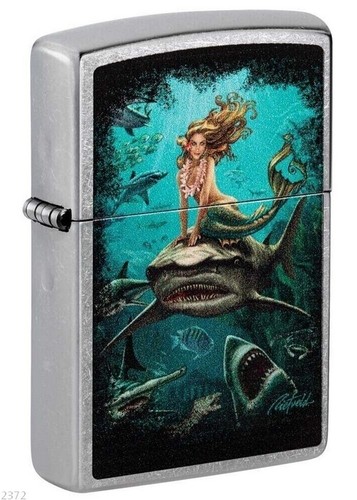 Zippo mermaid and sharks - zippo, ★