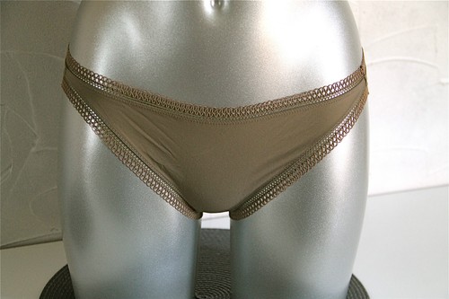 Panties slip dentelle satin - panties,