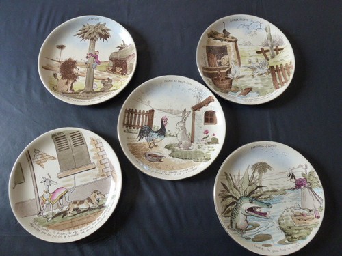 Assiettes sarreguemines - 5,