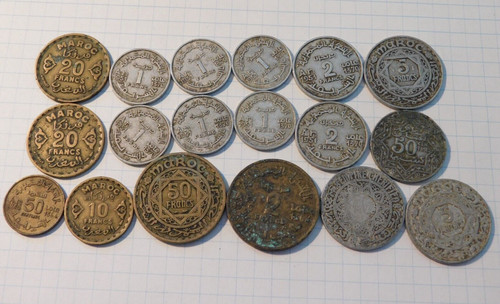 Lot francs maroc - lot,