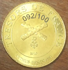 AB 2010 MARSEILLE NACELLE PONT A TRANSBORDEUR NUMÉROTÉE MÉDAILLE ARTHUS JETON