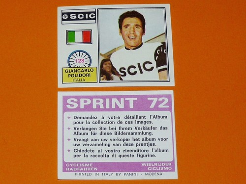 Panini sprint cyclisme 1972 - sprint, 72
