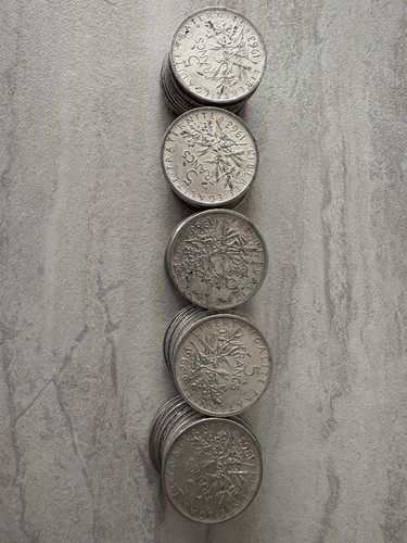 Lot pièces 5 - lot, francs