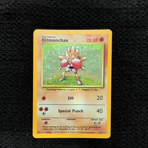 Carte pokémon hitmonchan - hitmonchan, holo