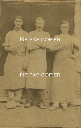 Artisans cdv vers 1870 - artisans,