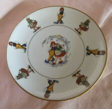 Assiette plate pour enfant en porcelaine de limoges décor enfants