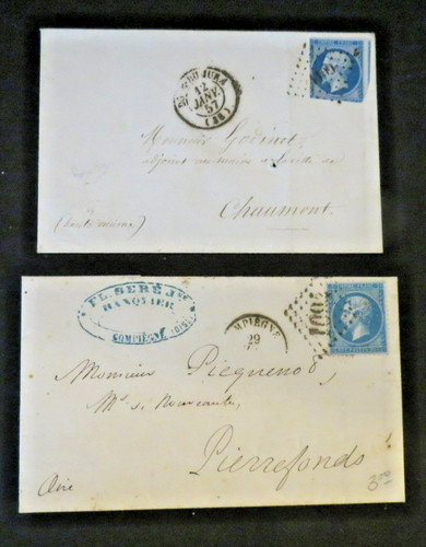 France lettres timbrees - france,
