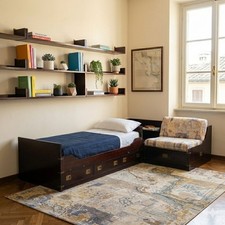 Lit Simple Ancien Style Marine