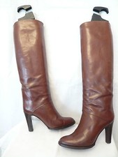 Bottes Vintage 1982  -  PARISINA  " Gold Fauve "    ---   T. 35