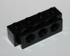 Lego Technic Black Brick with Bumper Holder 2989 set 7243 8872 7045 6473 8824