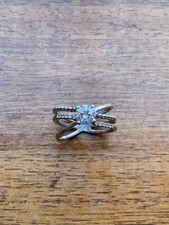 BELLE BAGUE ARGENT MASSIF 925 AVEC PIERRES A IDENTIFIER Taille 57