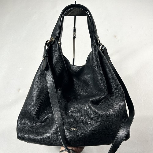 Furla black genuine leather - furla,