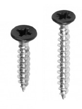 12x Vis pour Bois Ø 4,5 Vis Noir Vis à Tête Fraisée 25-35 MM Fixation