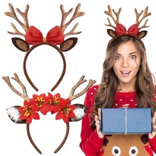 2pcs Noël Bandeaux Cheveux