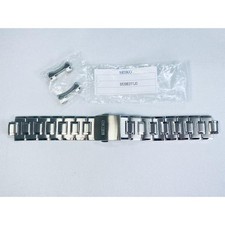 Bracelet de montre SEIKO Premier en acier inoxydable véritable 21 mm M09B311J...