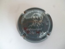 capsule HOTTE Thierry, restaurant PICK WICK, gris foncé et argent, N°13,à saisir