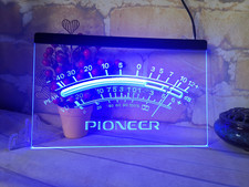 Enseigne lumineuse néon LED pour compteur VU Pioneer Radio Audio Vidéo Enregi...