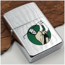 Briquet essence ZIPPO C-VI Golfeur serie sport 1990-petrol Lighter-Feuerzeug-打火机