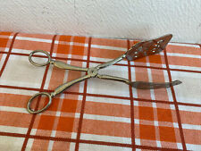 ancienne pince à mignardises ou bonbons metal deco table service 