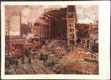  Postcard USSR Soviet Art P.KOTOV Central Electrical St. Kuznetsktroy.1931. HO4