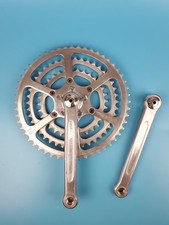 Pédalier triple rare Spécialité TA Dural Forgé Cégédur vélo vintage route France