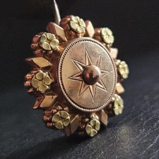 Ancienne broche rosace