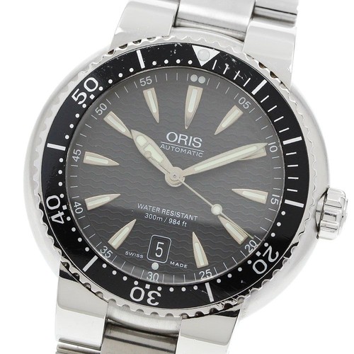 Oris 7533p diver - diver's, date