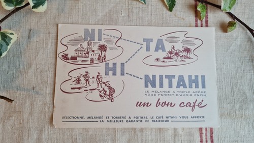 Ancien buvard publicitaire - ancien,