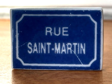 Fève Plaque de la Rue