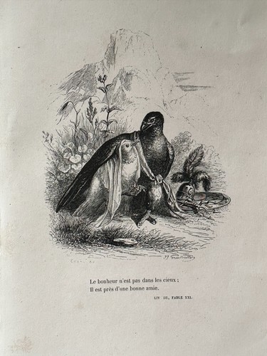 Gravure fables florian - de,