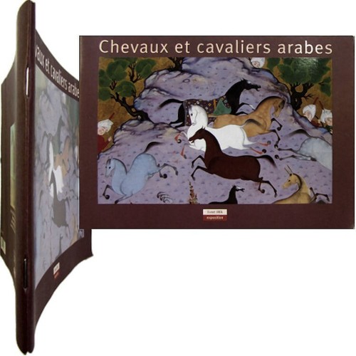 Chevaux cavaliers arabes - et,