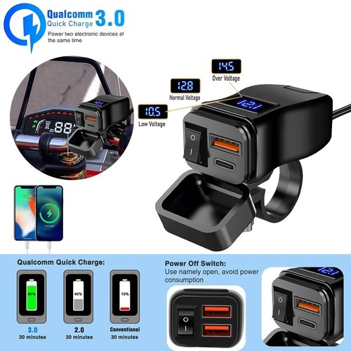 Chargeur usb pour moto - chargeur,