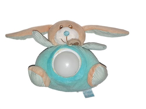 Doudou peluche veilleuse lapin - peluche,