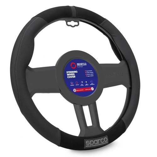 Couvre volant sparco - volant, noir
