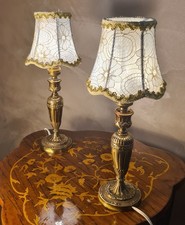 paire de lampes chevet laiton
